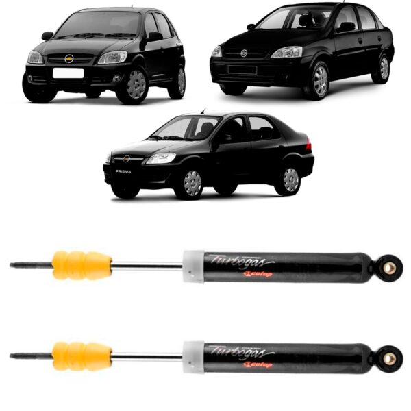 Par Amortecedor Traseiro Prisma 2007 a 2009 Cofap Turbogas - Imagem 2