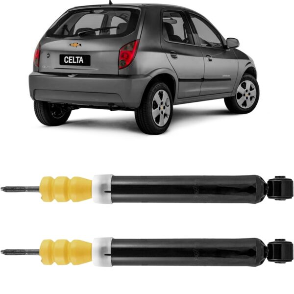 Par Amortecedor Traseiro Chevrolet Celta 2002 a 2015 Cofap - Imagem 2