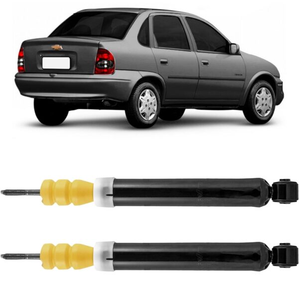 Par Amortecedor Traseiro Chevrolet Classic 2003 a 2008 Cofap - Imagem 2