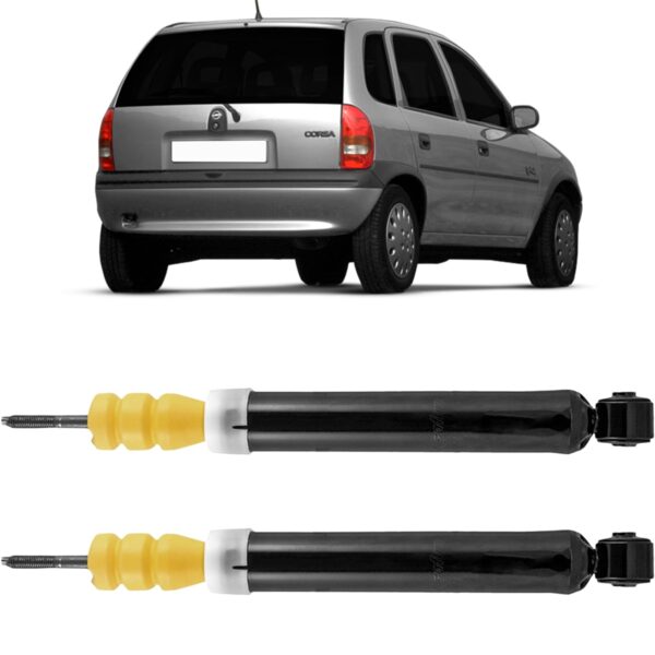 Par Amortecedor Traseiro Chevrolet Corsa 1994 a 2002 Cofap - Imagem 2