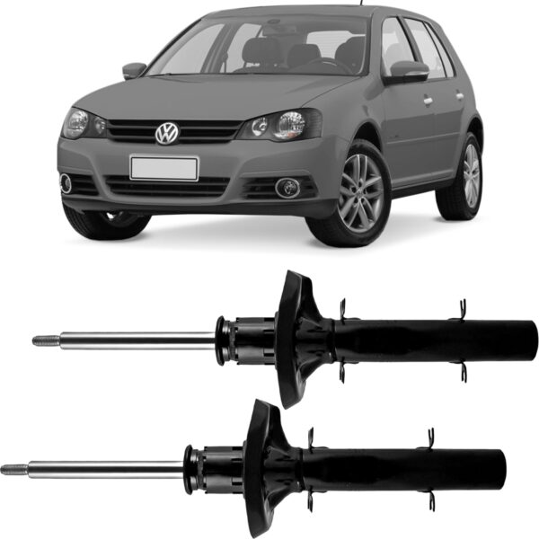 Par Amortecedor Dianteiro Vw Golf 1998 a 2013 Cofap Turbogas - Imagem 2