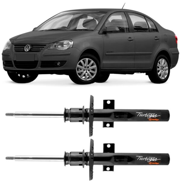 Par Amortecedor Dianteiro Vw Polo Sedan 2002 a 2014 Cofap - Imagem 2