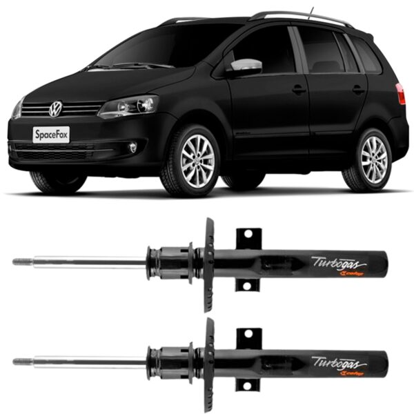 Par Amortecedor Dianteiro Vw Spacefox 2006 a 2018 Cofap - Imagem 2