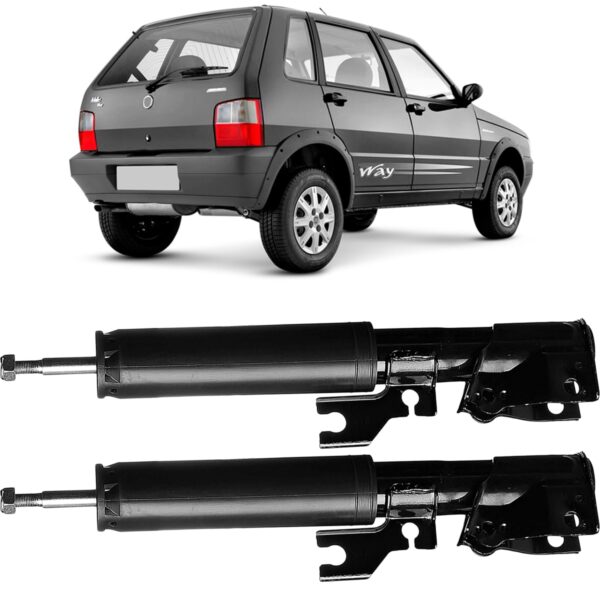 Par Amortecedor Traseiro Fiat Uno Way 1.0 2008 a 2013 Cofap - Imagem 2