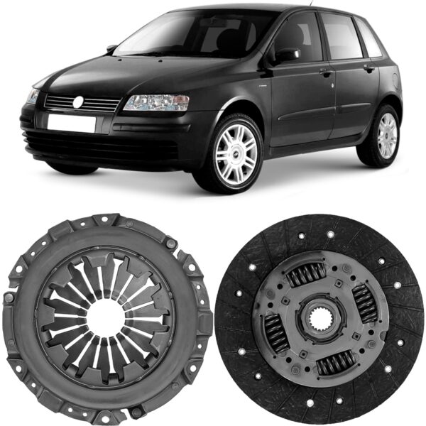 Kit Embreagem Fiat Stilo 1.8 Dualogic 2002 a 2011 Valeo - Imagem 2