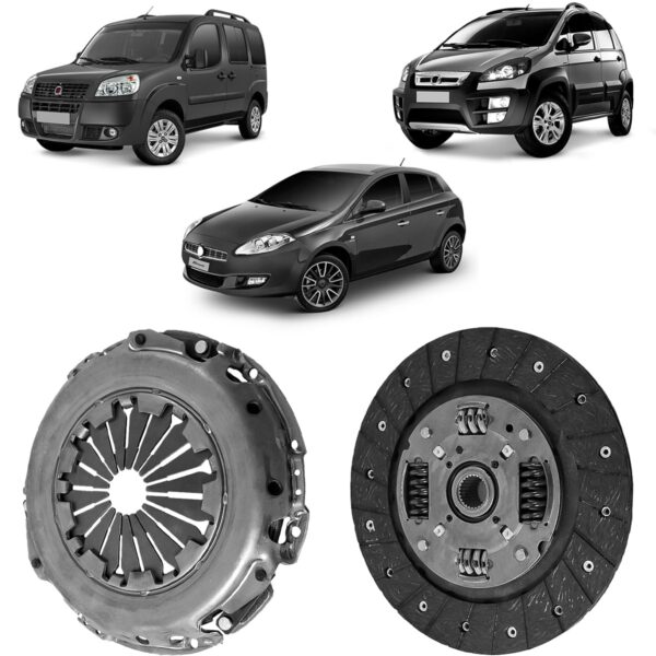 Kit Embreagem Fiat Bravo Idea 1.6 1.8 2010 a 2016 Valeo - Imagem 2
