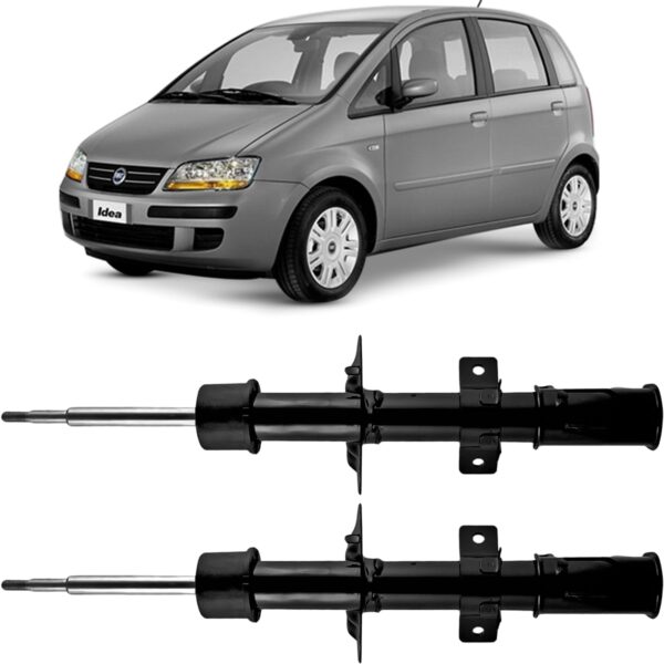 Par Amortecedor Dianteiro Idea 2005 a 2016 Cofap Turbogas - Imagem 2