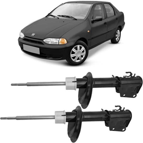 Par Amortecedor Dianteiro Siena 1997 a 2000 Cofap Turbogas - Imagem 2