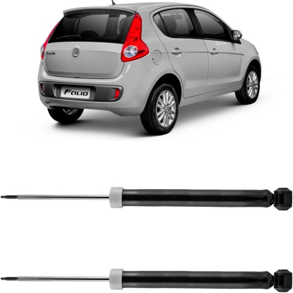 Par Amortecedor Traseiro Novo Palio 11 a 2018 Cofap Turbogas - Imagem 2