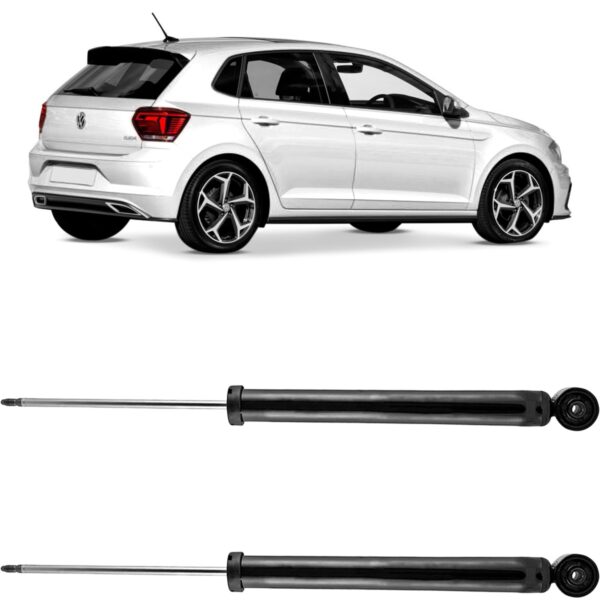 Par Amortecedor Traseiro Vw Polo 2018 a 2022 Cofap Turbogas - Imagem 2