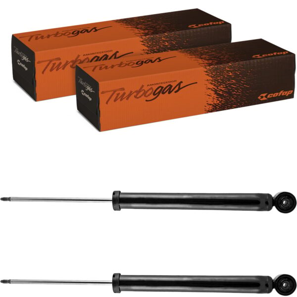 Par Amortecedor Traseiro Golf 1998 a 2013 Cofap Turbogas - Imagem 3