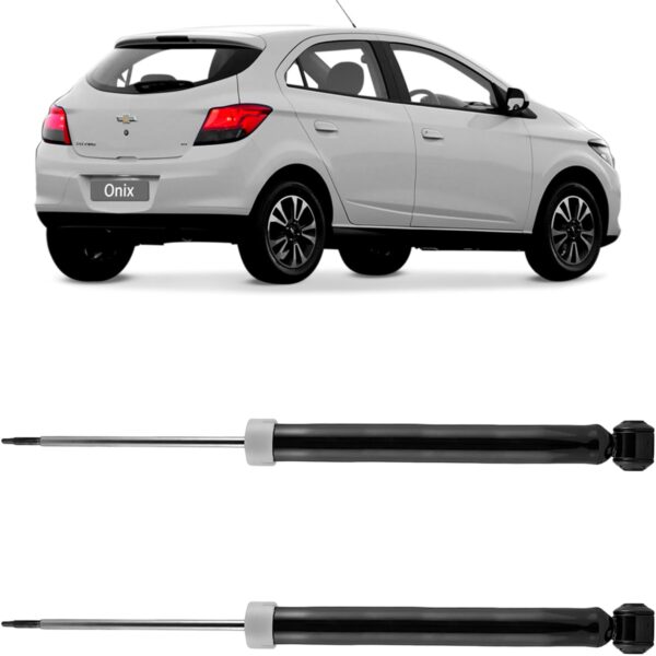Par Amortecedor Traseiro Onix 2012 a 2019 Cofap Turbogas - Imagem 2