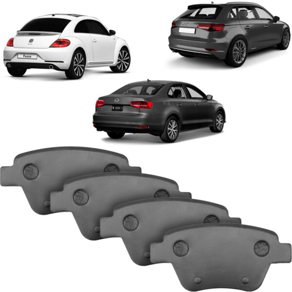 Pastilha Freio Traseira Jetta Comfortline Audi A3 Frasle - Imagem 2