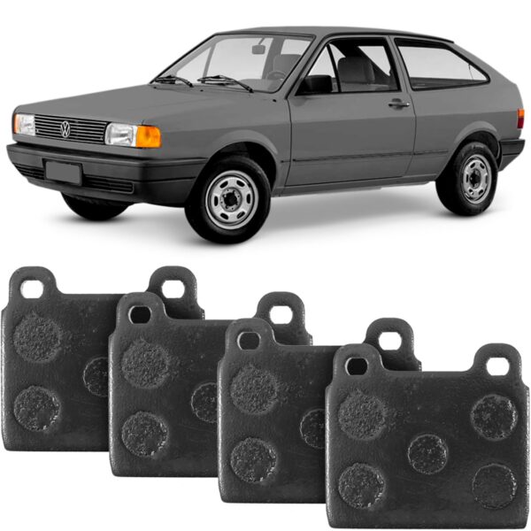 Pastilha Freio Dianteira Gol 1000 1.0 8v 1992 a 1996 Frasle - Imagem 2