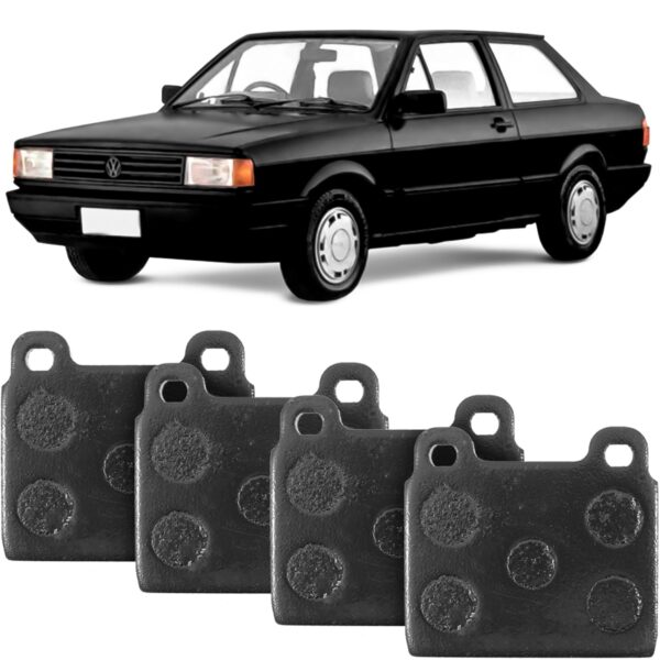 Pastilha Freio Dianteira Voyage 1.6 8v 1989 a 1993 Frasle - Imagem 2