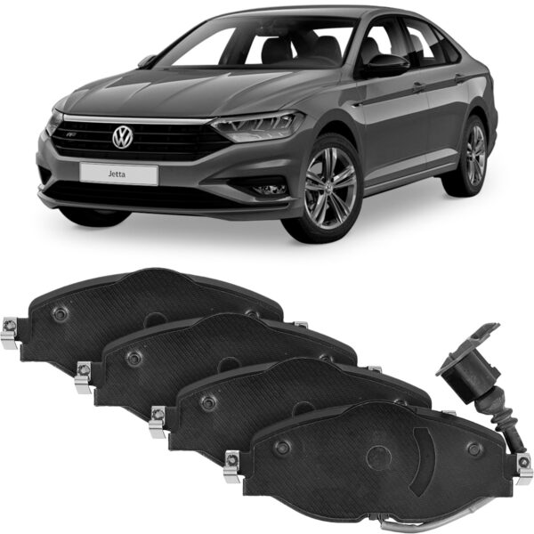 Pastilha Freio Dianteira Jetta 2.0 16v 2022 a 2023 Frasle - Imagem 2