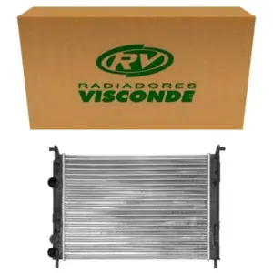 Radiador Fiat Strada 2001 a 2017 Com Ar Visconde 12540