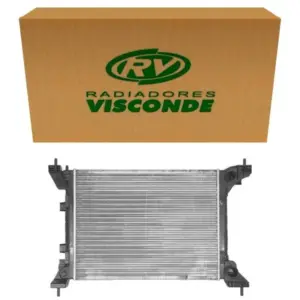 Radiador Fiat Uno 1.0 1.4 2010 a 2017 Com Ar Sem Ar Visconde