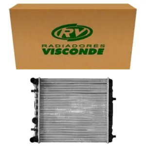 Radiador Gol G5 G6 G7 G8 1.0 1.6 2008 a 2018 Sem Ar Visconde